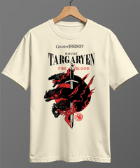 Fire Blood Off White Regular T Shirt