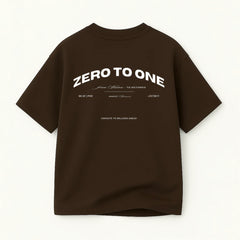 POV Coffee Brown Oversized T-Shirt