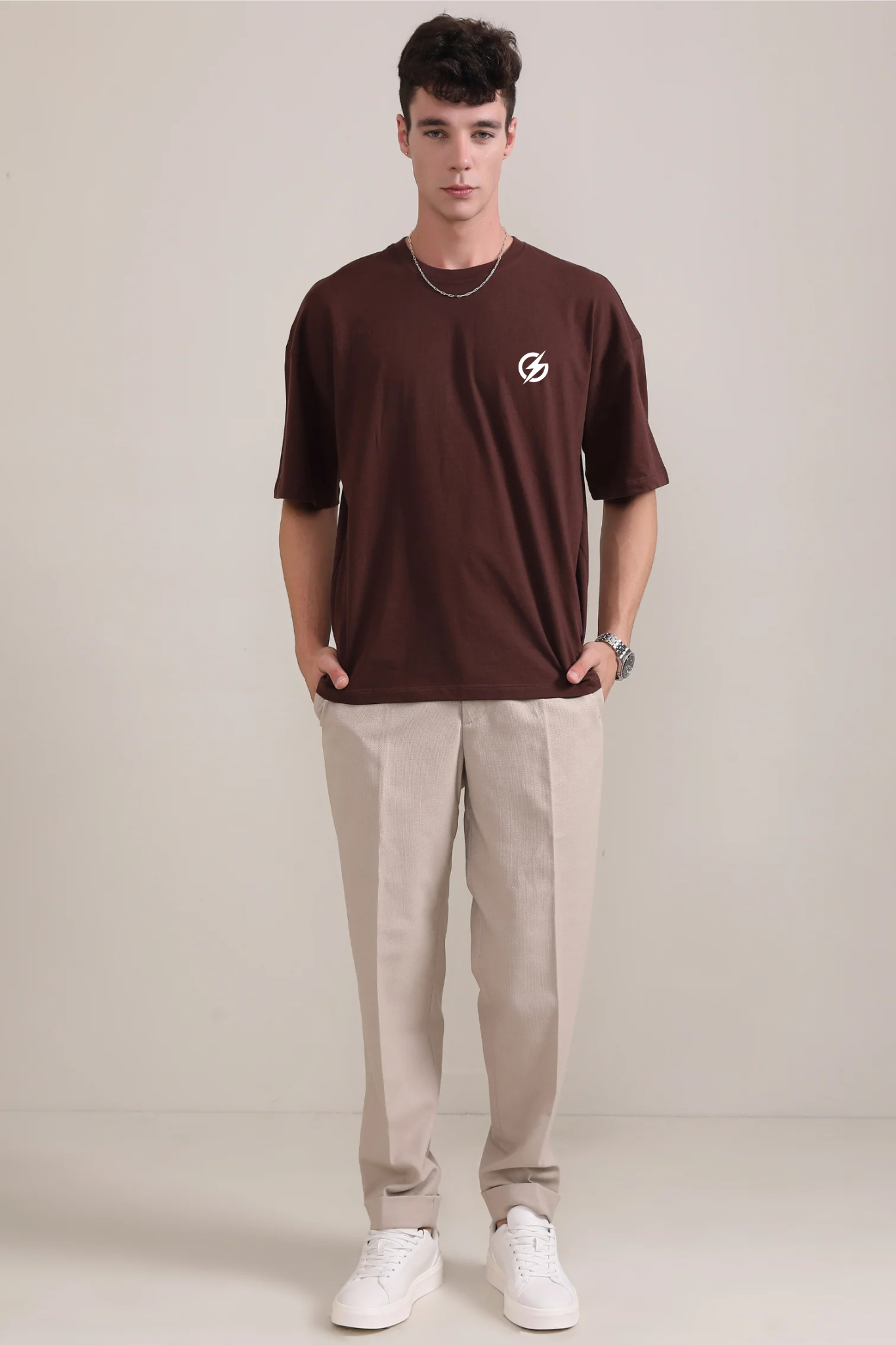 Brown- Oversized T-Shirt