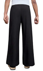 Tribal Tattoo Print Wide-Leg Streetwear Pants