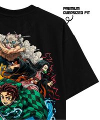 Demon Slayer Heroes Premium Oversized T-Shirt