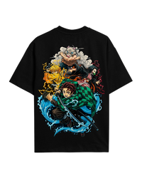 Demon Slayer Heroes Premium Oversized T-Shirt