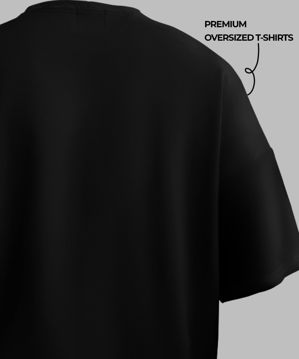 Squid Game Trio Black Oversized T Shirt