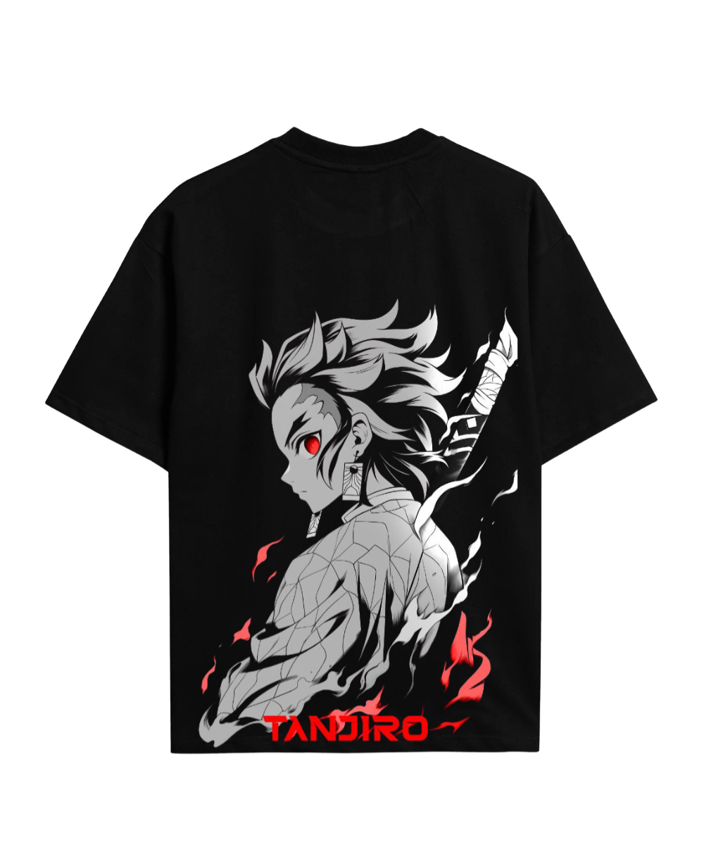 Demon Slayer Tanjiro Premium Oversized T-Shirt