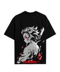 Demon Slayer Tanjiro Premium Oversized T-Shirt